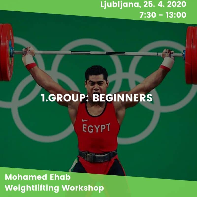 Mohamed Ehab weightlifting worshop