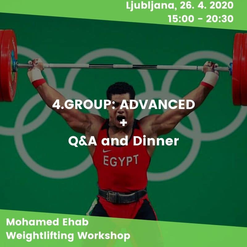 Mohamed Ehab weightlifting worshop