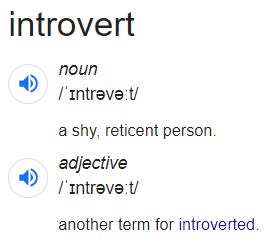 definicija introvertiranost